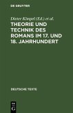 Theorie und Technik des Romans im 17. und 18. Jahrhundert (eBook, PDF)