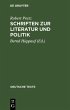 Schriften zur Literatur und Politik... - Bild 1