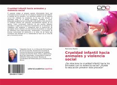 Crueldad infantil hacia animales y violencia social - Alvarez, Maricenia