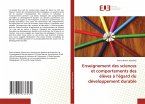 Enseignement des sciences et comportements des élèves à l'égard du développement durable