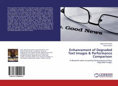 Enhancement of Degraded Text Images & Performance Comparison - Sinha, Vijay Kumar;Verma, Karun