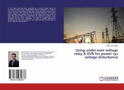 Using under-over voltage relay & DVR for power sys voltage disturbance