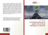 La Problématique de la gestion des ordures ménagères au Burundi