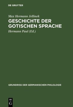 Cover Geschichte der gotischen Sprache (eBook, PDF)
