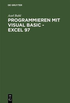Programmieren mit Visual Basic - Excel 97 (eBook, PDF) - Buhl, Axel