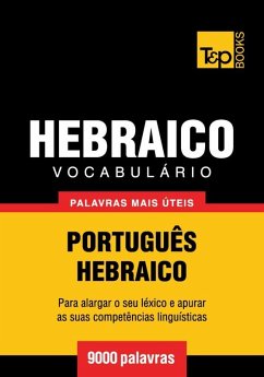 Cover Vocabulário Português-Hebraico - 9000 palavras (eBook, ePUB)