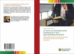 A Teoria do Adimplemento Substancial e Sua Aplicabilidade No Brasil - Zambom Franco, Pietro