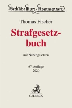 Strafgesetzbuch - Fischer, Thomas