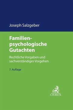 Familienpsychologische Gutachten - Salzgeber, Joseph