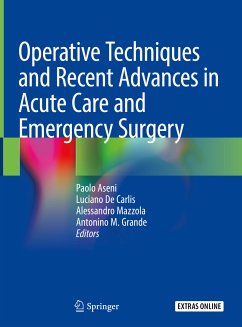 Operative Techniques and Recent Advances in Acute Care and Emergency Surgery (eBook, PDF)