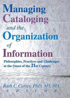 Cover Managing Cataloging and the Organization of Information (eBook, ePUB)