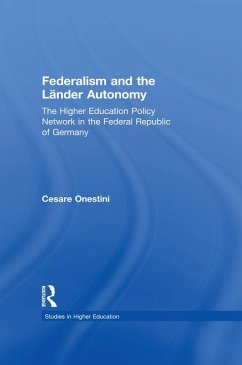 Federalism and the Lander Autonomy (eBook, PDF) - Onestini, Cesare