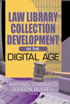 Cover Law Library Collection Development in the Digital Age (eBook, PDF)