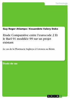 Etude Comparative entre l'eurocode 2 Et le Bael 91 modifiée 99 sur un projet existant (eBook, PDF) - Atiampo, Guy Roger; Doko, Kouandete Valery