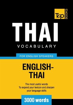 Thai vocabulary for English speakers - 3000 words (eBook, ePUB) - Taranov, Andrey
