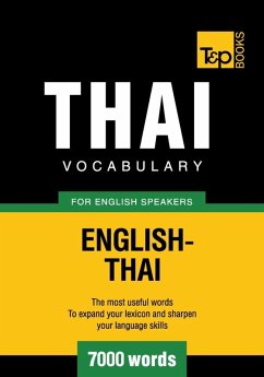 Thai vocabulary for English speakers - 7000 words (eBook, ePUB) - Taranov, Andrey