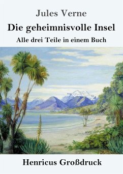 Die geheimnisvolle Insel (Großdruck) - Verne, Jules