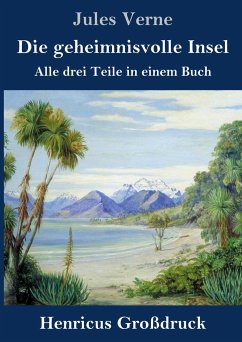 Die geheimnisvolle Insel (Großdruck) - Verne, Jules