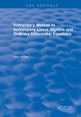 Instructors Manual to Accompany Linear Algebra and Ordinary Differential Equations (eBook, PDF)