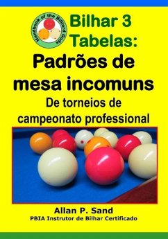 Bilhar 3 Tabelas - Padrões de mesa incomuns - Sand, Allan P