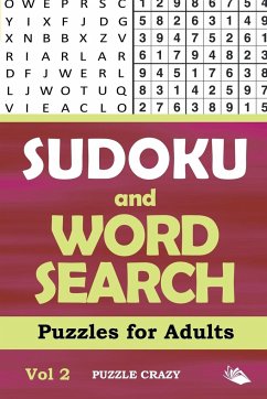 Sudoku and Word Search Puzzles for Adults Vol 2 - Puzzle Crazy