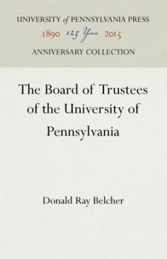 The Board of Trustees of the University of Pennsylvania - Belcher, Donald Ray