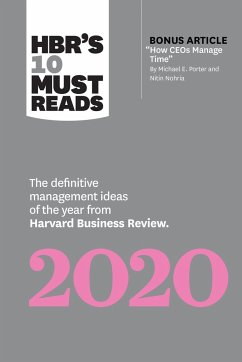 HBR's 10 Must Reads 2020 - Harvard Business Review; Porter, Michael E.; Nohria, Nitin