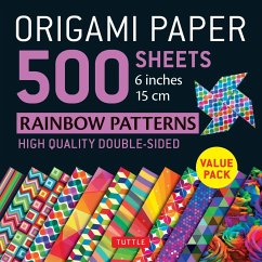 Origami Paper 500 Sheets Rainbow Patterns 6 (15 CM)