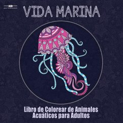 Libro de Colorear para Adultos de la Vida Marina - Acb - Adult Coloring Books