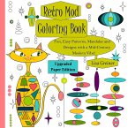 Retro Mod Coloring Book (Upgraded Paper Edition)