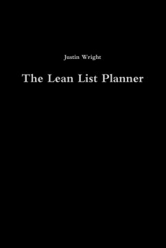 The Lean List Planner - Wright, Justin