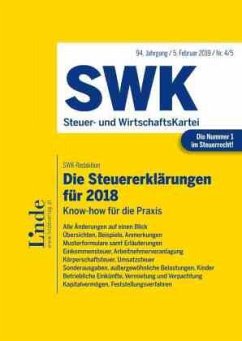 Cover Die Steuererklärungen für 2018 (f. Östereich)