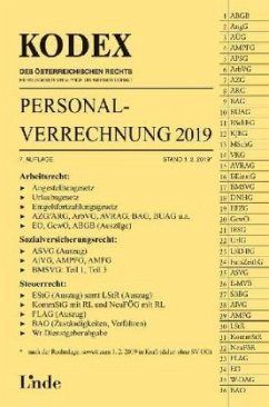 KODEX Personalverrechnung 2019 (f. Österreich) - Hofbauer, Josef