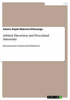 Arbitral Discretion and Procedural Autonomy (eBook, PDF) - Makmot-Kibwanga, Adams Rajab