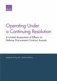 Operating Under a Continuing Resolution