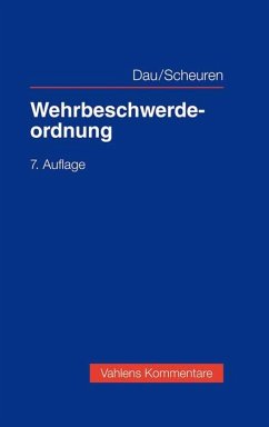 Wehrbeschwerdeordnung - Dau, Klaus;Scheuren, Christoph M.