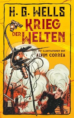 Cover Krieg der Welten. H. G. Wells (Illustrierte Ausgabe)