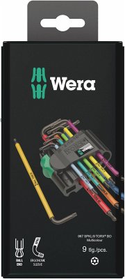 Cover Wera 967/9 TX BO Winkelschlüsselsatz Blacklaser
