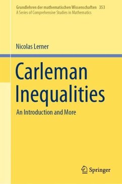 Carleman Inequalities - Lerner, Nicolas