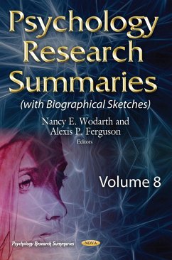 Psychology Research Summaries. Volume 8 (eBook, PDF)