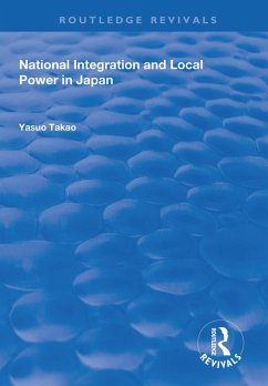 Cover National Integration and Local Power in Japan (eBook, PDF)