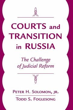Cover Courts And Transition In Russia (eBook, ePUB)