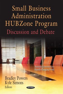 Cover Small Business Administration HUBZone Program: Discussion and Debate (eBook, PDF)