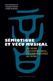 Sémiotique et vécu musical (eBook, PDF) Sémiotique et vécu musical (eBook, PDF)