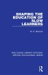 Shaping the Education of Slow Learners... - Bild 1