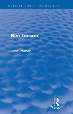 Ben Jonson (eBook, PDF) - Palmer, John