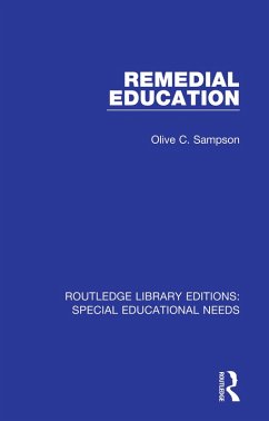 Remedial Education (eBook, PDF) - Sampson, Olive C.