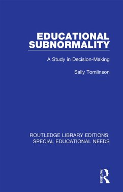 Cover Educational Subnormality (eBook, PDF)