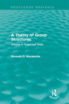 A Theory of Group Structures (eBook, PDF) - Mackenzie, Kenneth