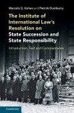 Institute of International Law's Resolution on State Succession and State Responsibility (eBook, ePUB)